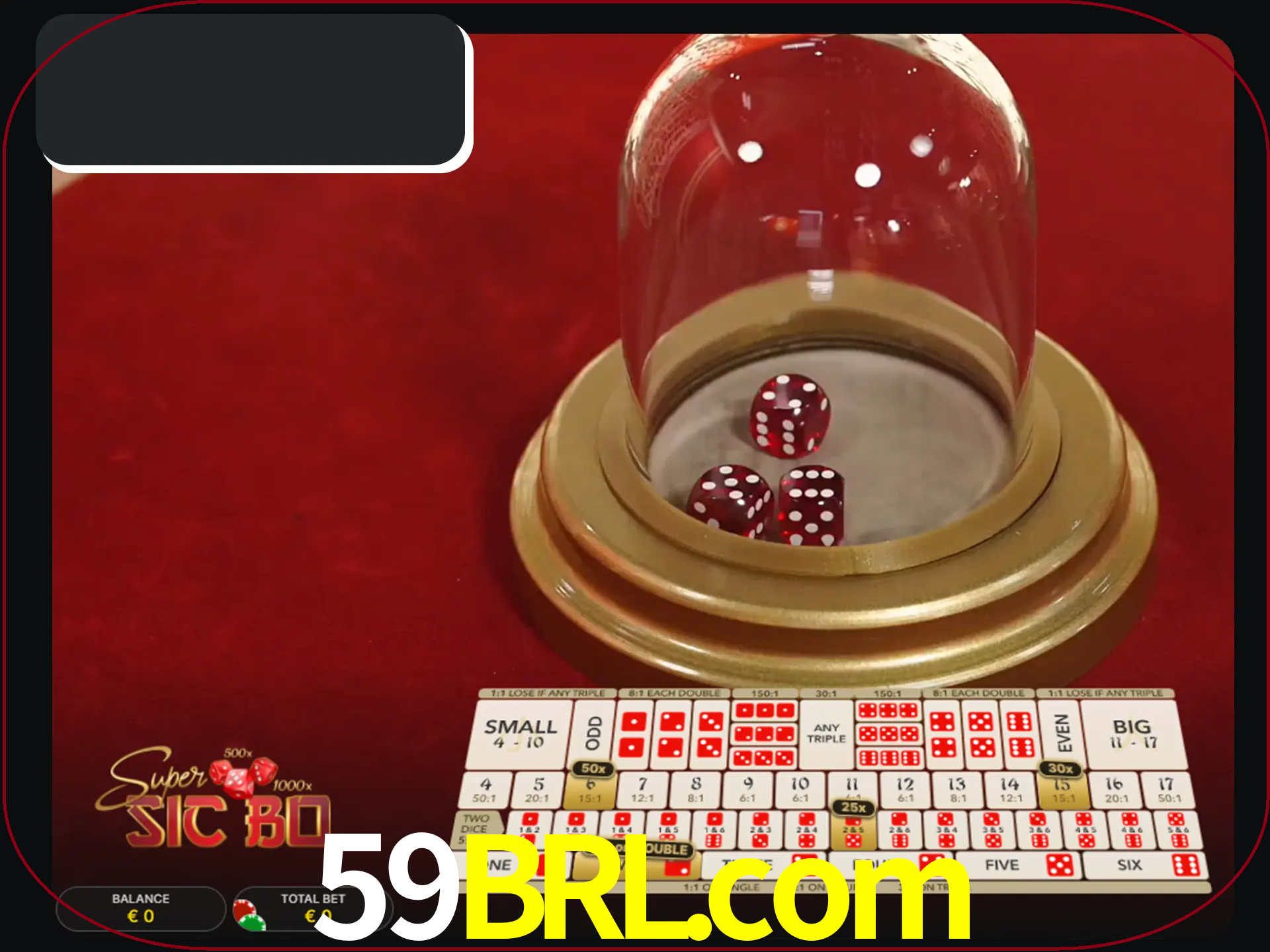 Deixe os dados ao seu lado nos jogos da Sic Bo.